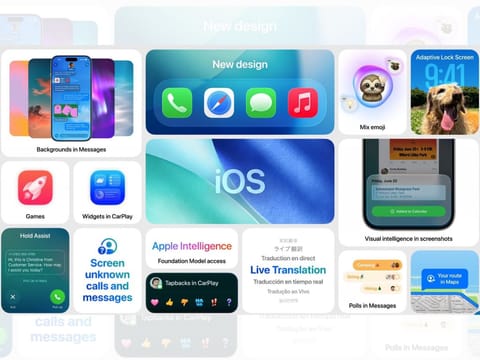 Apple introduced iOS 26, macOS 26, watchOS 26, and tvOS 26 with the Liquid Glass design, built-in Apple Intelligence, live translation, improved messaging and coaching, Apple Music karaoke, enhanced AirPlay, and a new Phone app on Mac on June 9, 2025.