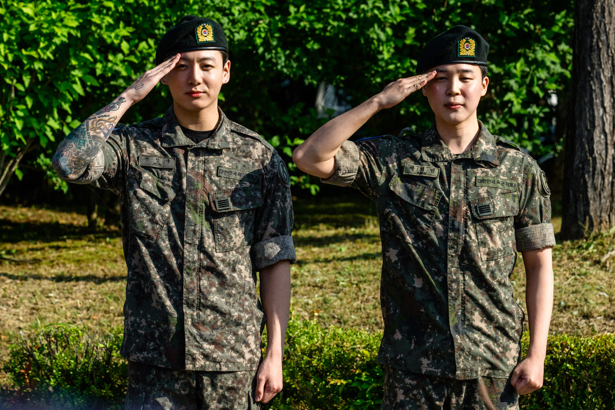 Jungkook and Jimin of K-pop supergroup BTS were discharged on June 11, 2025. 