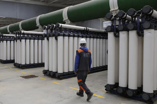 Middle East relies heavily on desalinated water for cities and industry. Image used for illustrative purposes. 