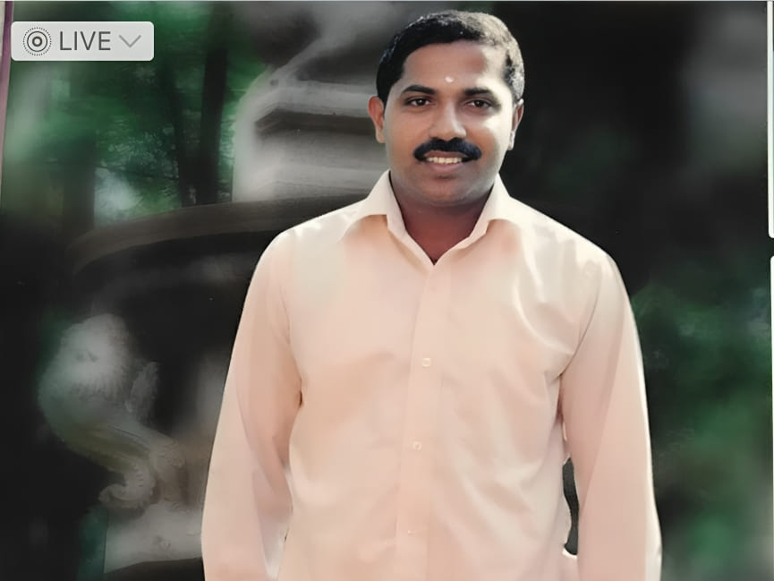 A photo of Vijesh Kovval from his wedding album. He was killed in the May 22, 2010, Air India Express crash in Mangalore – an irreparable loss for his family, even after 15 years.