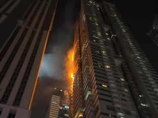 Dubai Marina fire: Residents had no idea their tower was burning