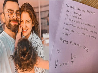 Anushka Sharma posts daughter's heartwarming note on Father's Day for Virat Kohli
