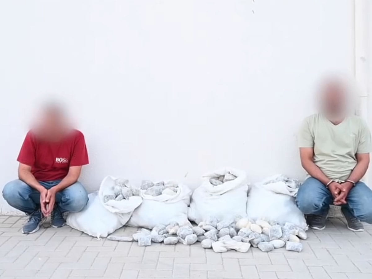 The gang tried to use smart hiding techniques to cover up the drugs and avoid being caught.