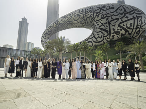 Winners of Excellence Awards 2025 at the Museum of the Future on Saturday