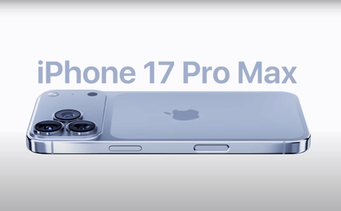 The premium iPhone 17 (Pro and Pro Max) are rumoured to have an exclusive vapor chamber cooling mechanism to enhance efficiency. Photo shows the "final design" of the iPhone 17 Pro Max, as claimed by YouTuber Matt Talks Tech.
 