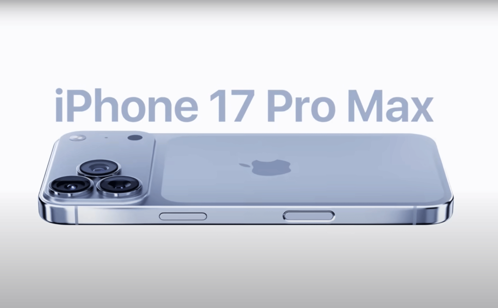 The premium iPhone 17 (Pro and Pro Max) are rumoured to have an exclusive vapor chamber cooling mechanism to enhance efficiency. Photo shows the "final design" of the iPhone 17 Pro Max, as claimed by YouTuber Matt Talks Tech.
 