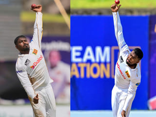 Sri Lanka's Tharindu Rathnayake impresses on debut bowling with both arms against Bangladesh