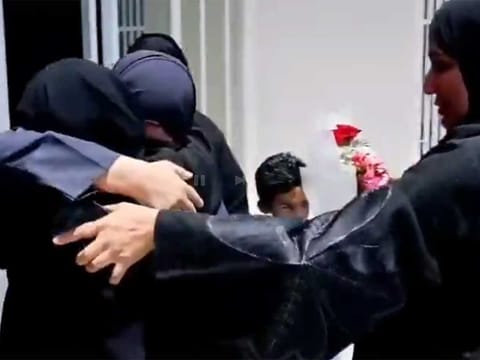 Ajman Police fulfils 40-year dream: Emotional reunion of Asian woman with Emirati family