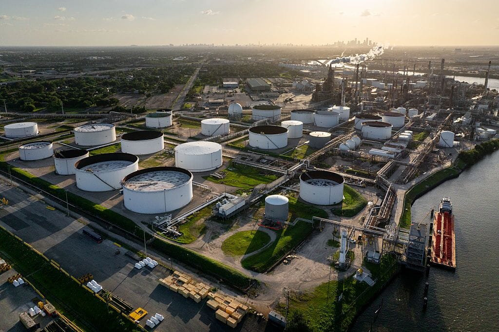 Oil prices jump amid the on-going conflict in the Middle East.