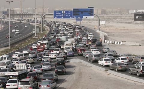 Dubai-Sharjah routes hit by heavy morning traffic delays