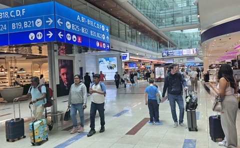 A passenger terminal at Dubai International Airport.