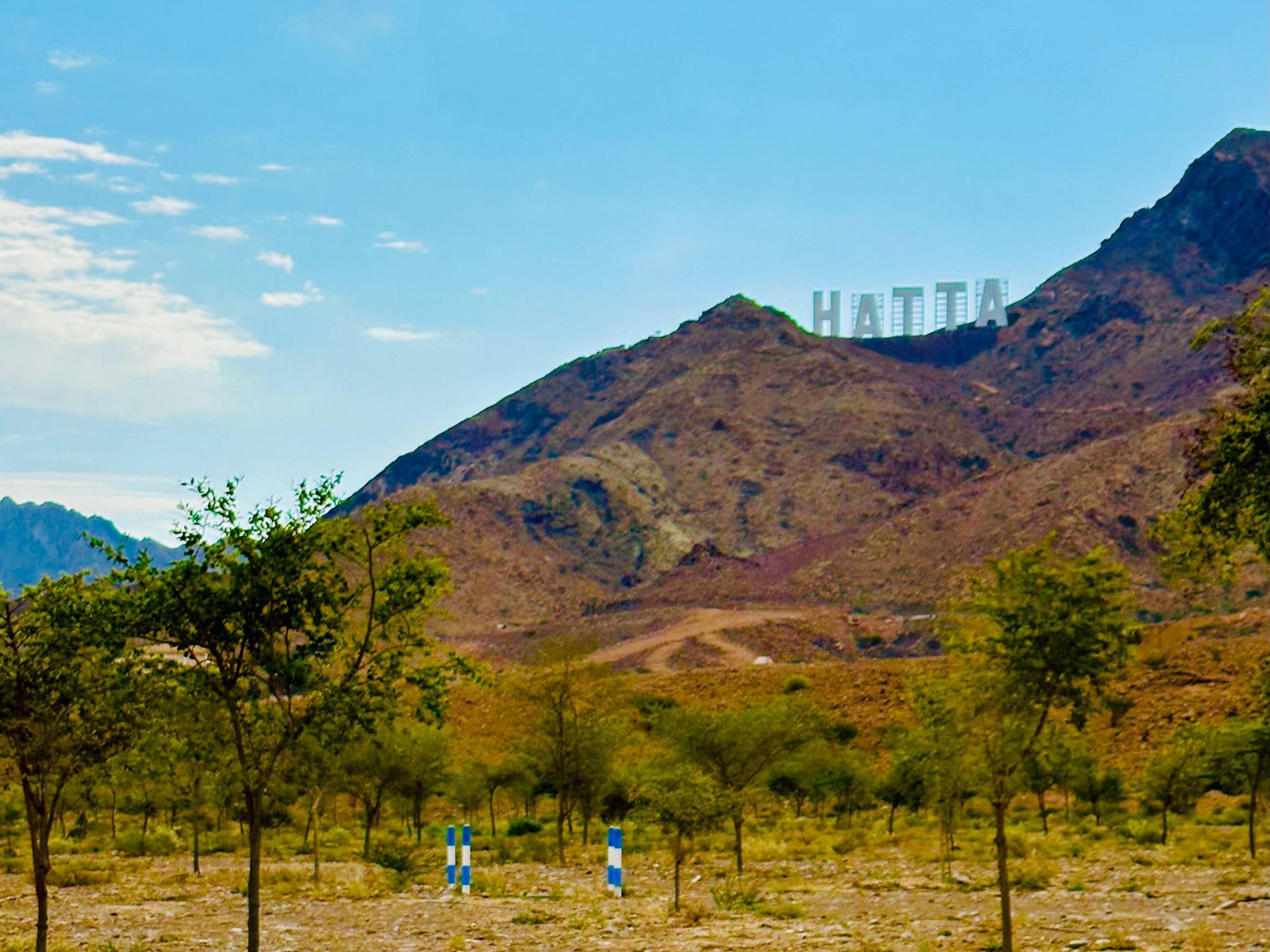 "Standing tall in the tourism landscape" - Hatta is one of the oldest preserved heritage areas of the UAE. Noushin Sajjad captures a picture of the impressive Hatta sign, which is 16 metres high, which adds a dash of modernity to the area’s historical significance. This mountain marker in Dubai has broken the record for tallest landmark sign featuring a postcardworthy view.
