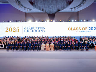 Shaikh Ammar, Crown Prince of Ajman, attends City University Ajman's 2025 graduation ceremony