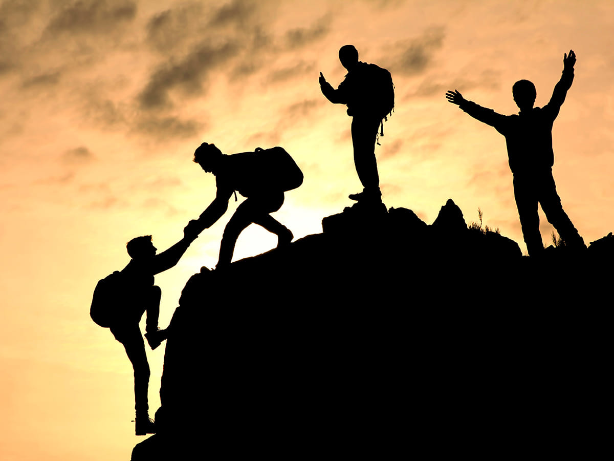 People of Determination climbing success helping