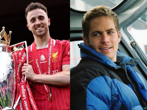 Liverpool forward Diogo Jota died in a car crash on July 3; Hollywood actor Paul walker died in 2013