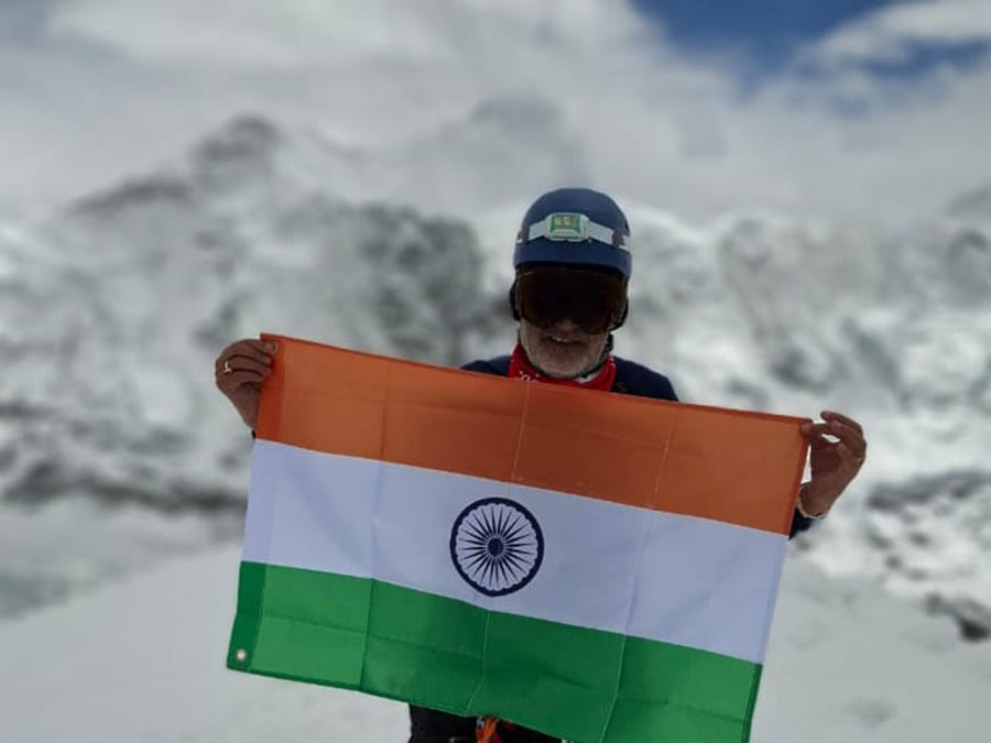 Raman Chander Sood, 72, climbed Camp 3 and reached 7,300 metres when he had to abort his quest to reach the summit at Mount Everest.
