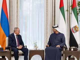 UAE President, Armenian Prime Minister discuss bilateral relations