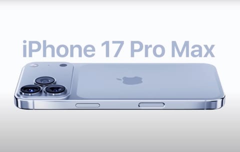 The premium iPhone 17 (Pro and Pro Max) are rumoured to have an exclusive vapor chamber cooling mechanism to enhance efficiency. Photo shows the "final design" of the iPhone 17 Pro Max, as claimed by YouTuber Matt Talks Tech.
 
