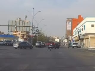 Dashcam footage shows child falling from moving car in Saudi Arabia
