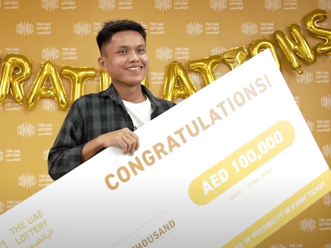 Thai expat in Dubai wins Dh100K in UAE Lottery, plans family reunion