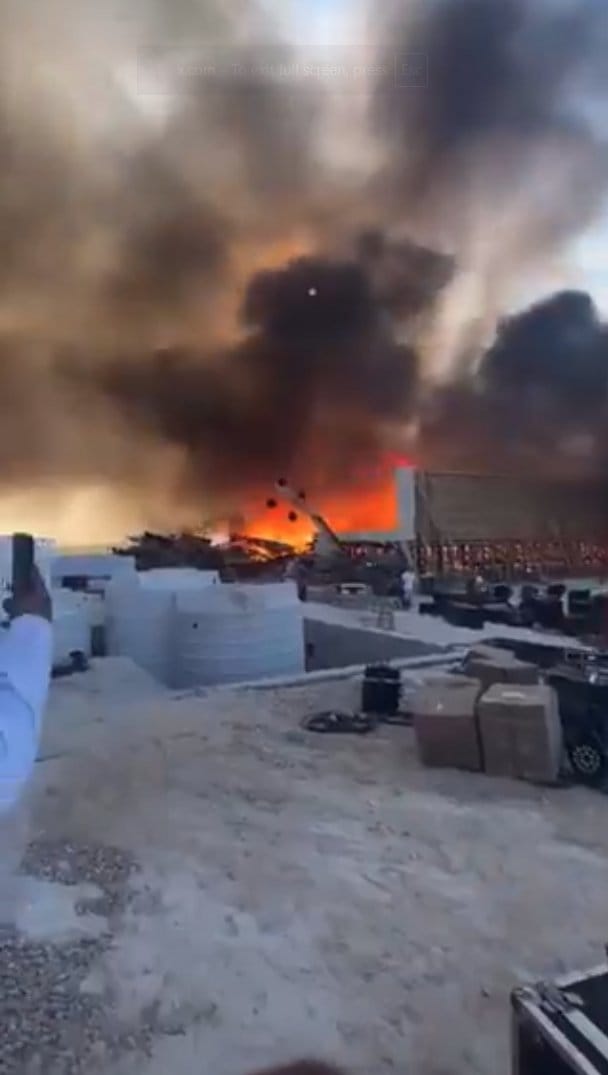 The fire is believed to have been triggered by a technical fault in the sound system, with flames first spotted in one of the speakers before spreading rapidly across the venue, local media outlet Sada El Balad reported.