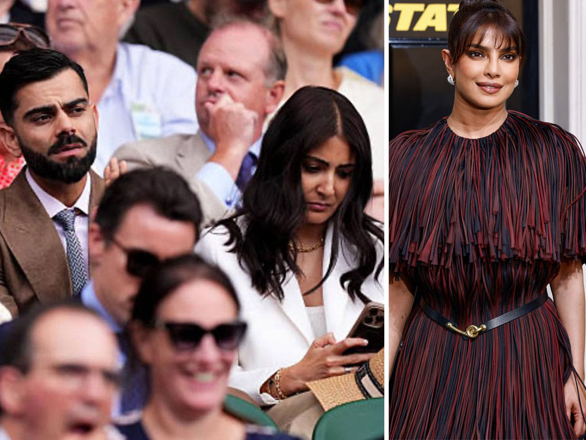 Wimbledon 2025 isn’t just about world-class tennis—it’s also a hotspot for celebrity sightings. This year’s tournament has seen a star-studded turnout, with several Indian celebrities gracing the stands at the All England Club. Among those spotted were cricketer Virat Kohli and actress Anushka Sharma, along with power couple Priyanka Chopra and Nick Jonas. 