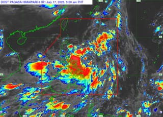 Philippines: Cyclone 'Crising' set to intensify into a tropical storm by Thursday (July 17), seen turning into 'severe tropical storm'