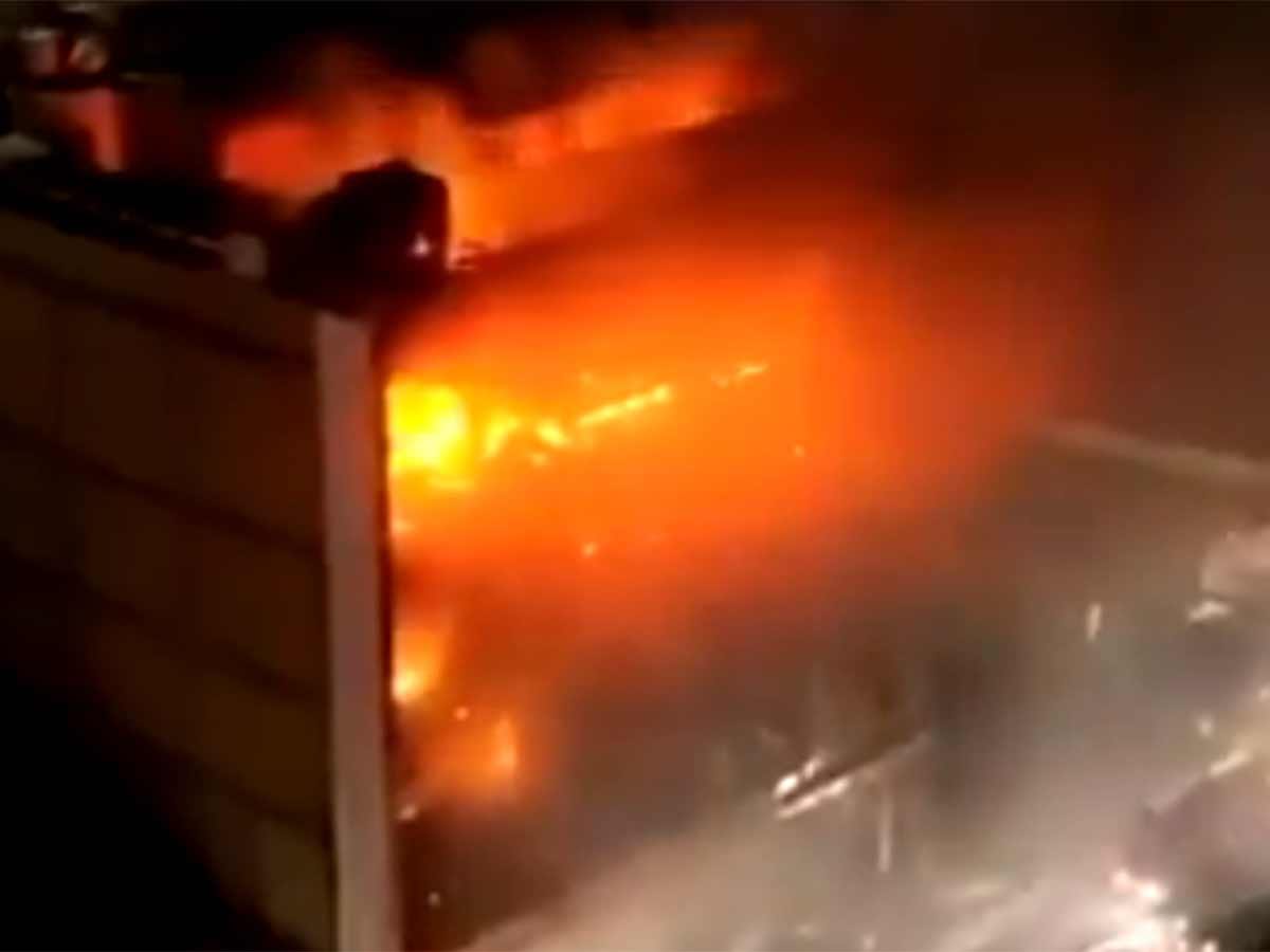 The cause of the fire was not immediately known, but one survivor told AFP an air conditioner had exploded.