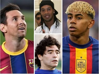 Lamine Yamal joins Barcelona legends Maradona, Messi and Ronaldinho