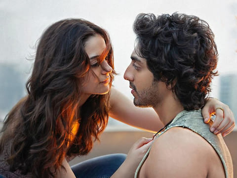 Ahaan Panday and Aneet Padda in Bollywood blockbuster Saiyaara 