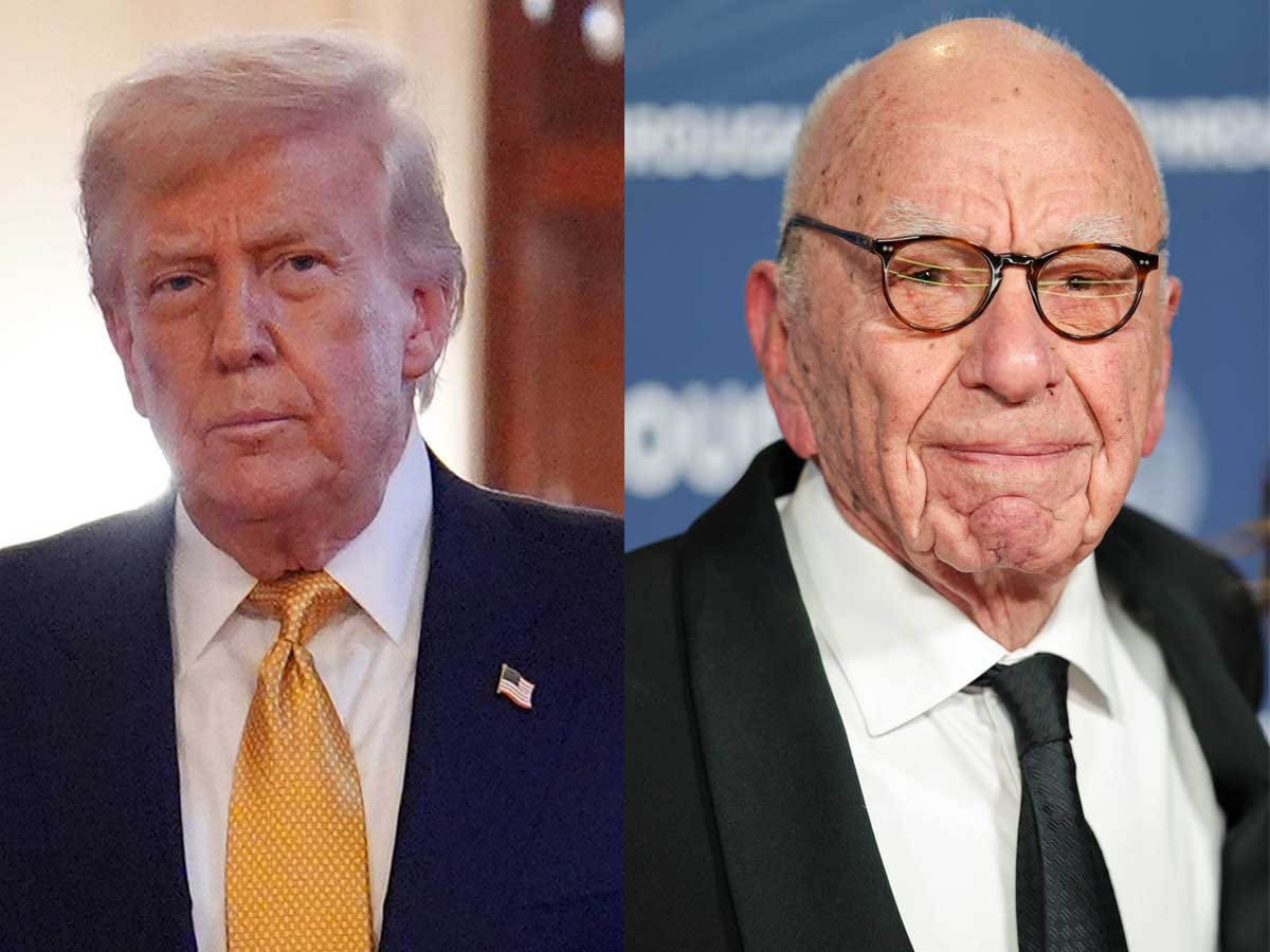 Donald Trump and Rupert Murdoch