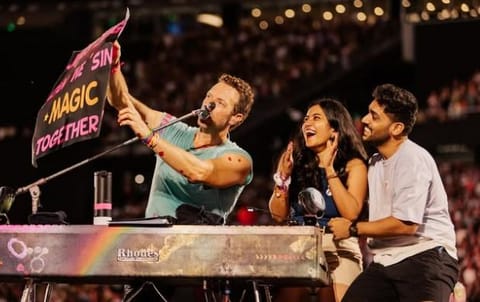 From kiss cam chaos to heartwarming duet: Indian couple joins Chris Martin on stage after viral kiss cam stuns Coldplay crowd