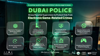 Cybercrime alert: Dubai Police share tips for parents to combat online predators