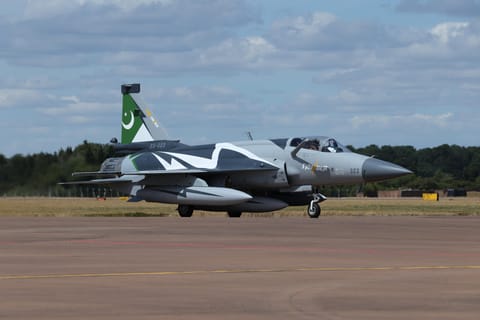Pakistan Air Force (PAF) showcased two of their flagship aircrafts at this year’s Royal International Air Tattoo airshow.