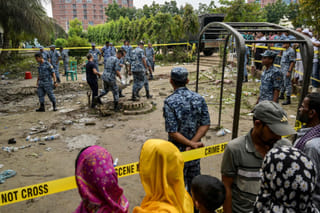 Bangladesh students demand justice after deadly air force jet crash kills 32