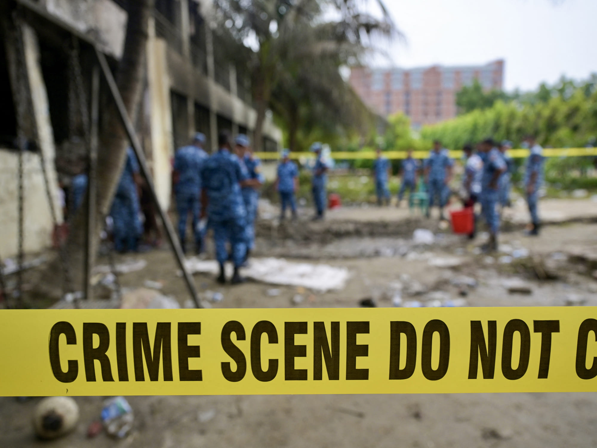 A man has killed his wife and her brother and injured several others. Preliminary investigations indicated that the suspect was under the influence of crystal methamphetamine when he carried out the assault.