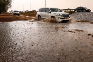 Moments after a rain: Visual journey through Dubai's outskirts