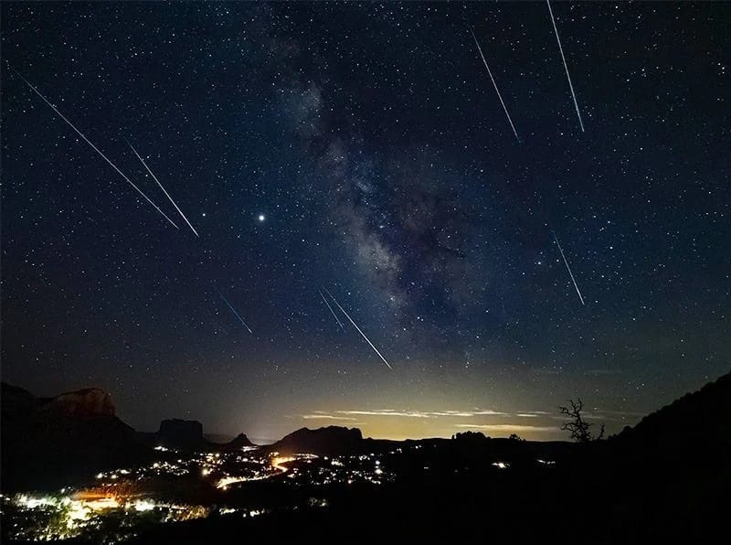 Perseid meteor shower