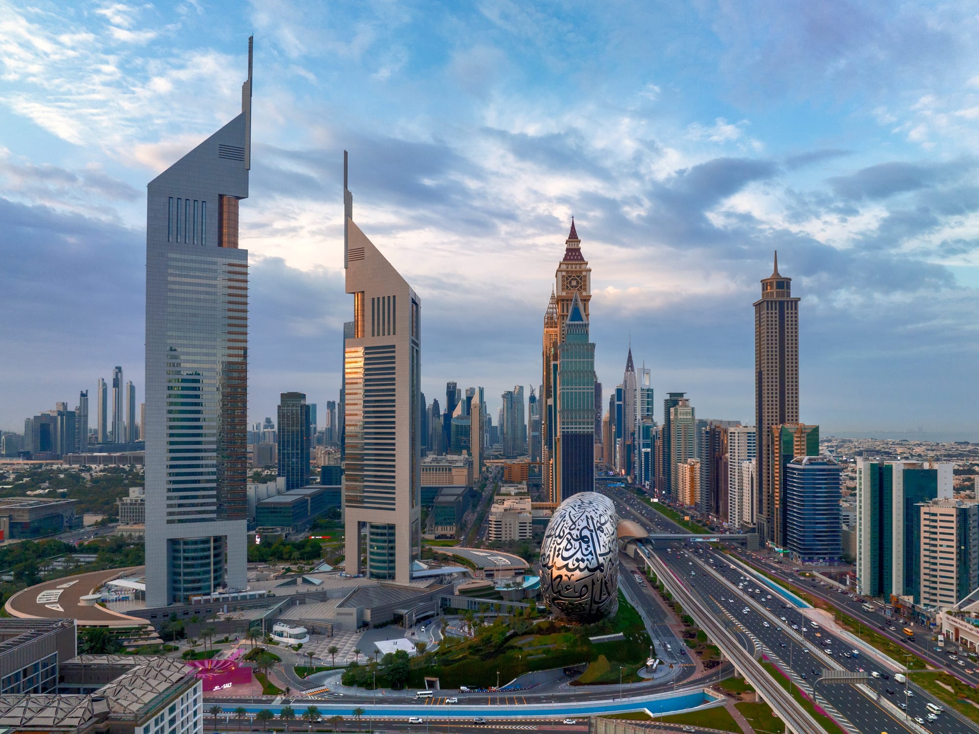 Stock Dubai skyline