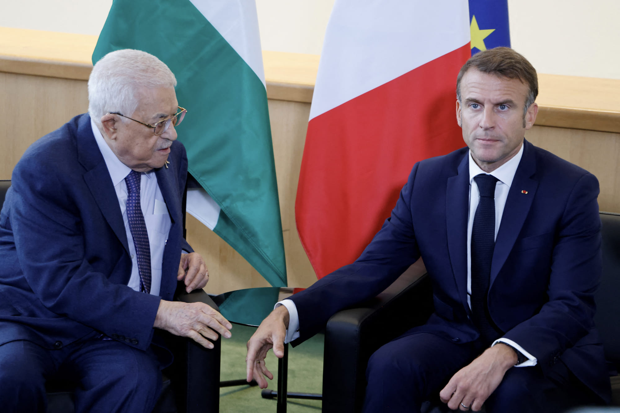 French president announced decision on X, saying he hoped it would bring ‘lasting peace’ to Middle East 