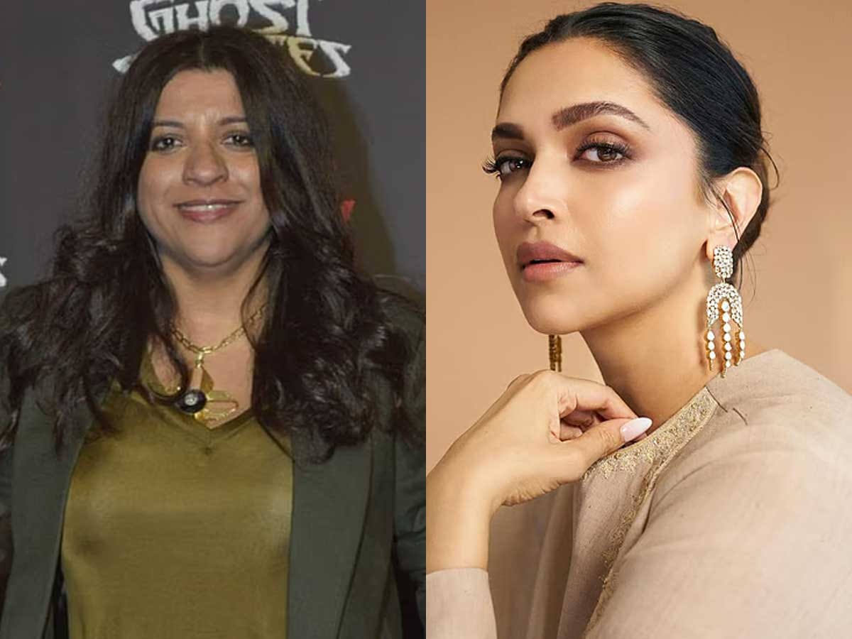 Zoya Akhtar (left) and Deepika Padukone 