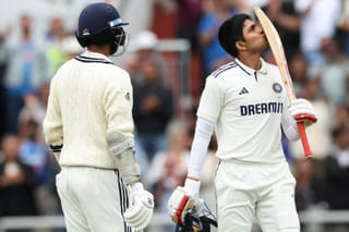 Captain Shubman Gill once again proves he doesn’t shy away from battle
