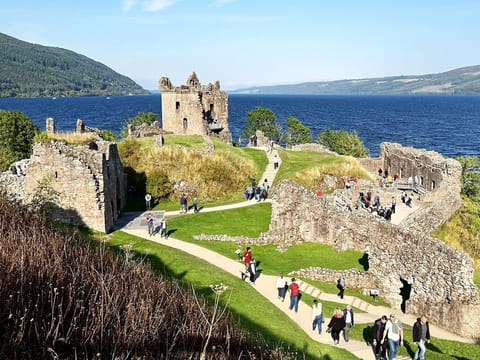 The Urquhart Castle on the shore of Loch Ness, Scotland. Travel opens our minds to new experiences. Each holiday and each place is different. All of them are unforgettable.