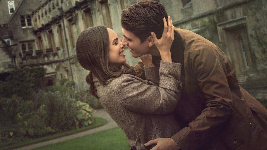 Sofia Carson and in Corey Mylchreest in My Oxford Year. 