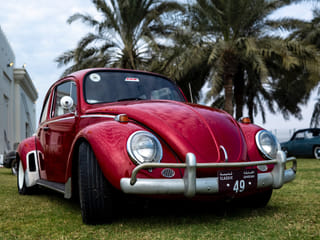 A classic car at the Sharjah Old Cars Club (SOCC).