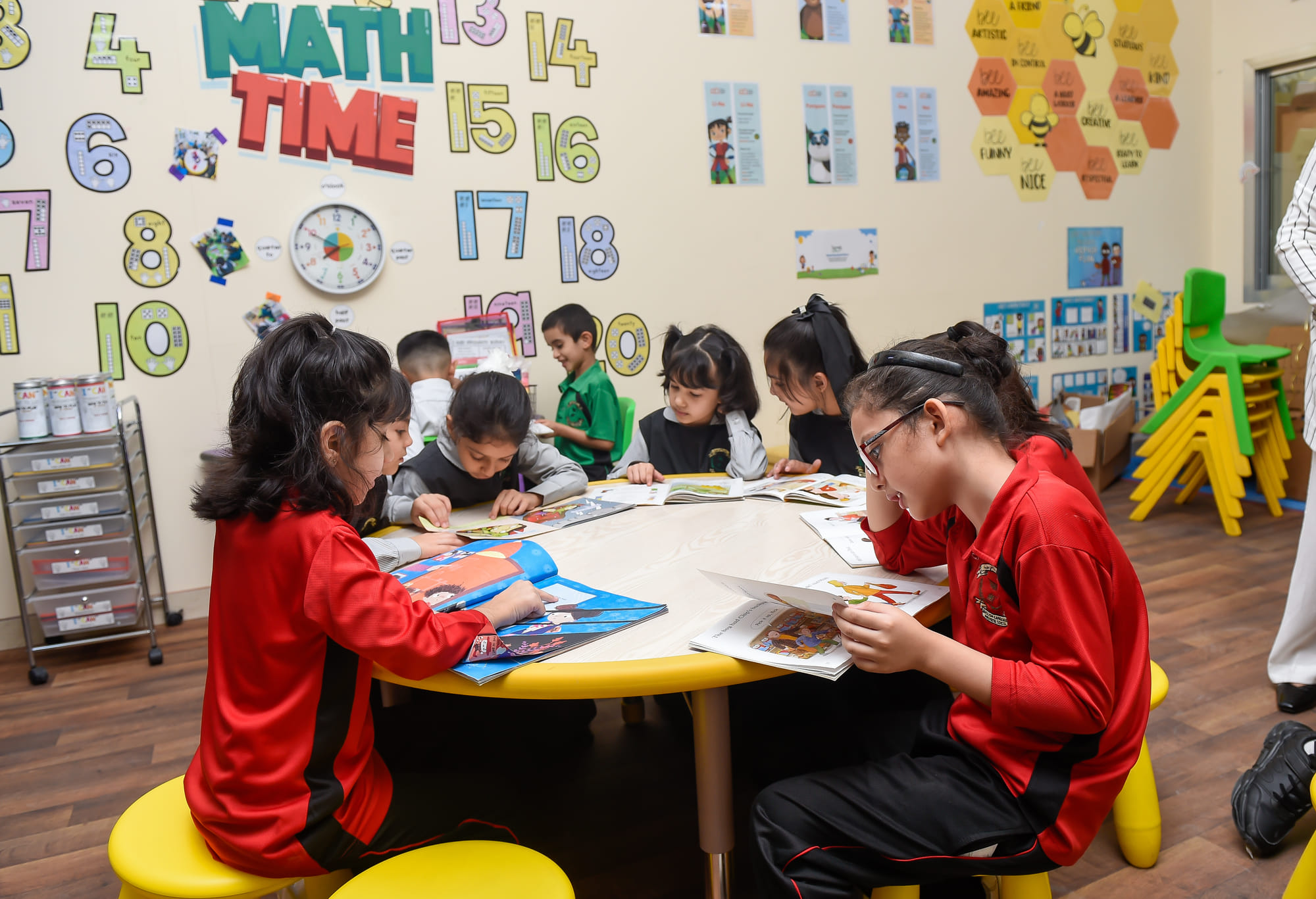 Students at English Language Private School in Dubai.   UAE SCHOOL STUDENTS