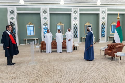 Sheikh Mohammed swears in 35 new judges at Dubai Courts