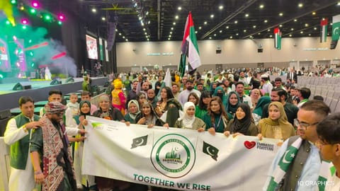 Pakistan Independence Day celebrations start with community parade on Sunday morning at Expo City Dubai.