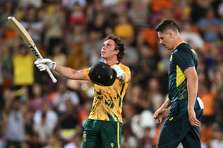 Dewald Brevis smashes record century as South Africa level T20 series