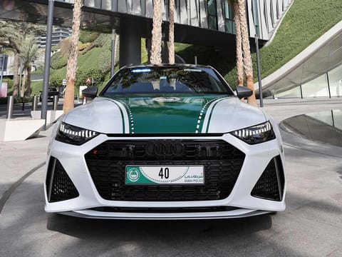 Dubai Police has added the new Audi RS7 Performance to its renowned fleet of luxury patrol vehicles.